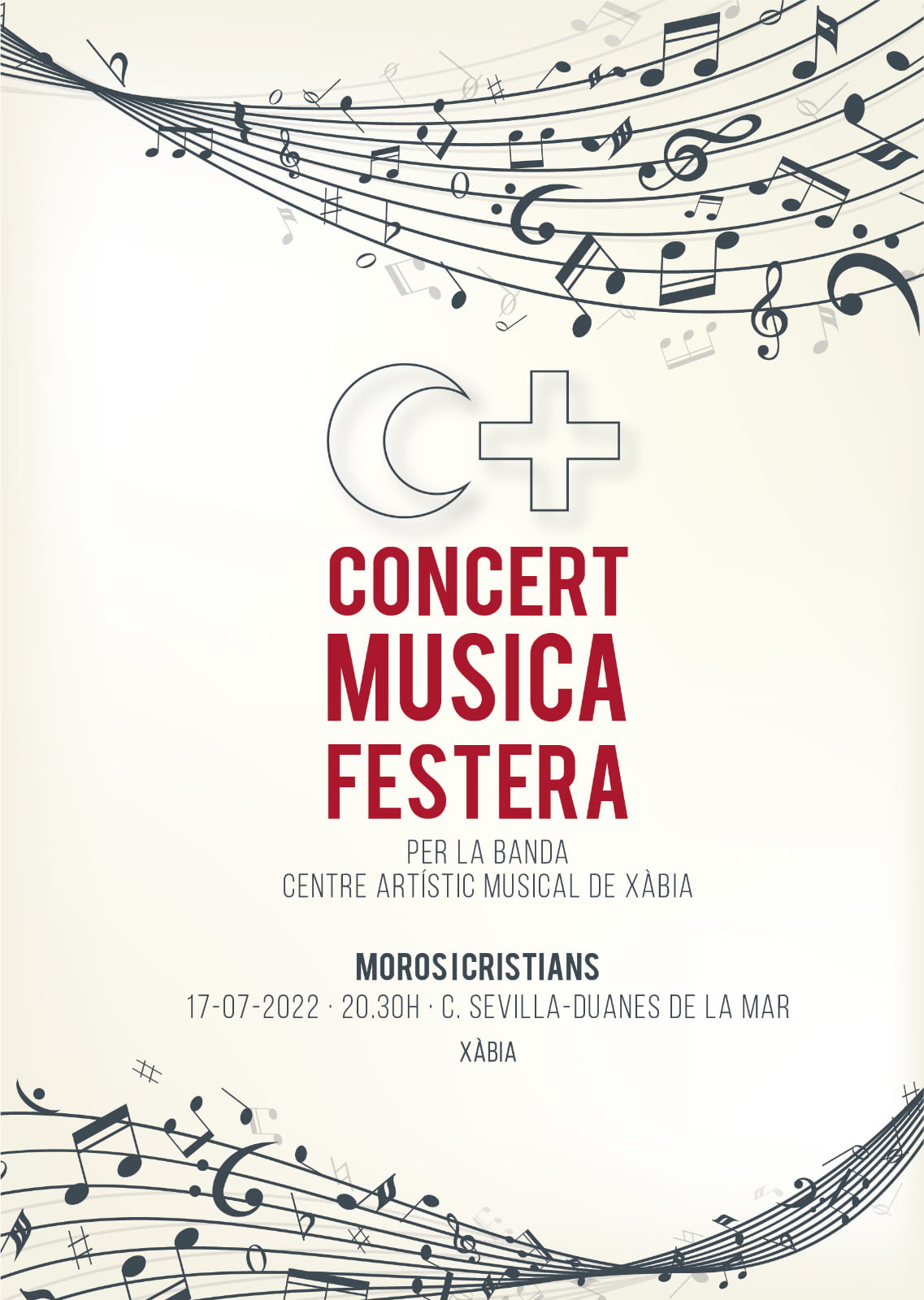 Cartel Concert de Música Festera 2022