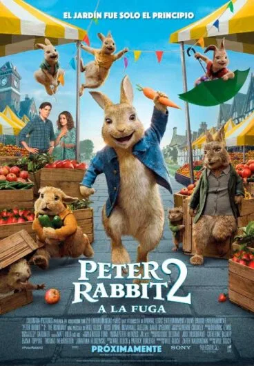 Cartel de Peter Rabbit 2- A la fuga