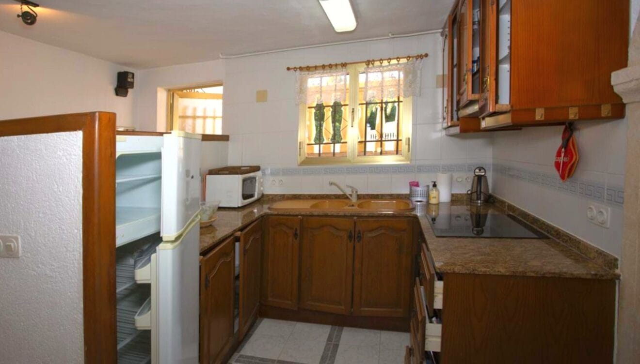 Cocina americana del apartamento independiente