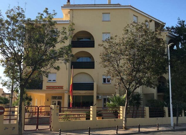 Imagen: Cuartel de la Guardia Civil de Jávea