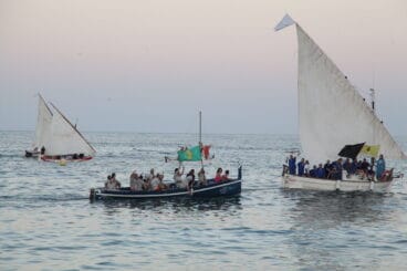 Desembarco del bando moro de la fiestas de Moros i Cristians Xàbia