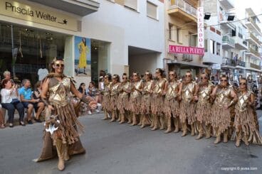 Desfile de gala de las fiestas Moros y Cristianos Xàbia 2019
