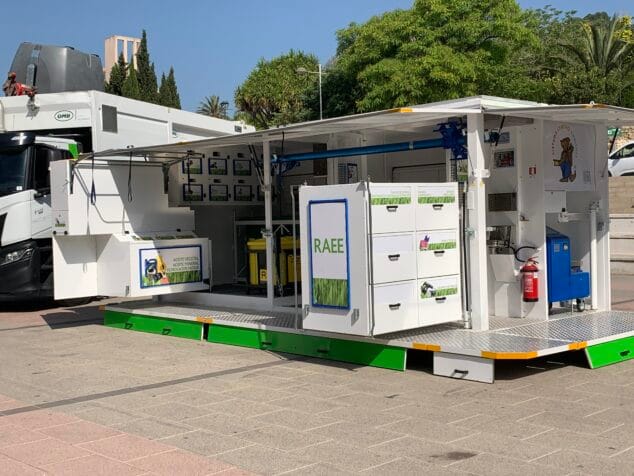 Imagen: Ecoparque móvil de Tetma que se instalará en varios puntos de Xàbia