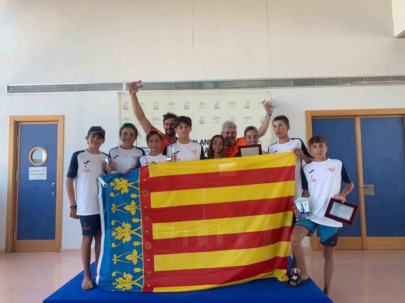 Elena Manglano, Campeona de España por equipos Optimist