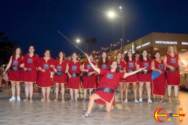 Filà Ballesters en la entraeta del Arenal