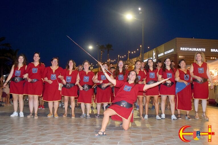 Filà Ballesters en la entraeta del Arenal