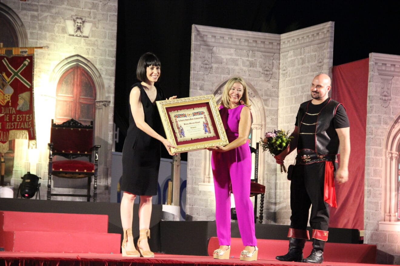Diana Morant, ministra y pregonera de las fiestas de Moros i Cristians 2022