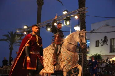 Embajada y Reconquista del castillo del bando cristiano