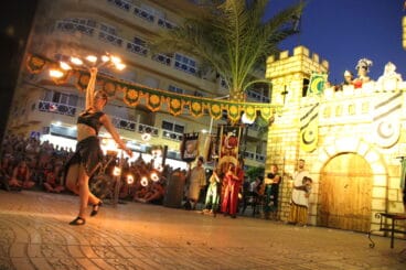 Embajada y Reconquista del castillo del bando cristiano