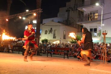 Embajada y Reconquista del castillo del bando cristiano