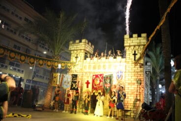 Embajada y Reconquista del castillo del bando cristiano