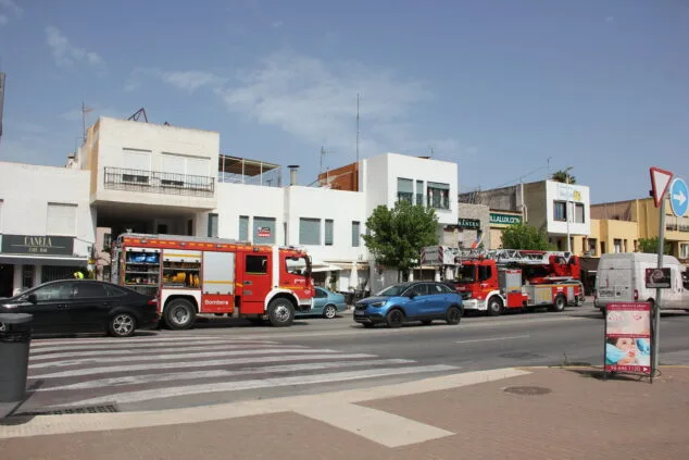Imagen: Incendio en una vivienda de Jávea