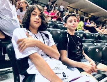 Joan Rojas y David Huertas en el Campeonato de España