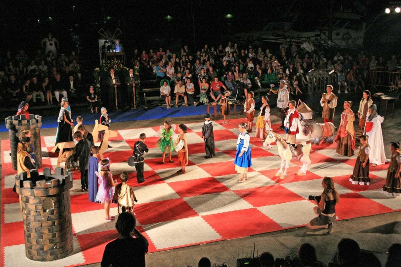 Representación de Ajedrez Viviente en 2011