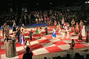 Representación de Ajedrez Viviente en 2011