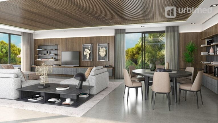 Salón comedor con acceso exterior