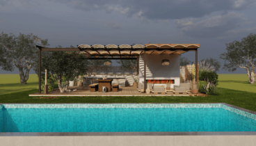 Salón exterior perfecto para disfrutar en cualquier época