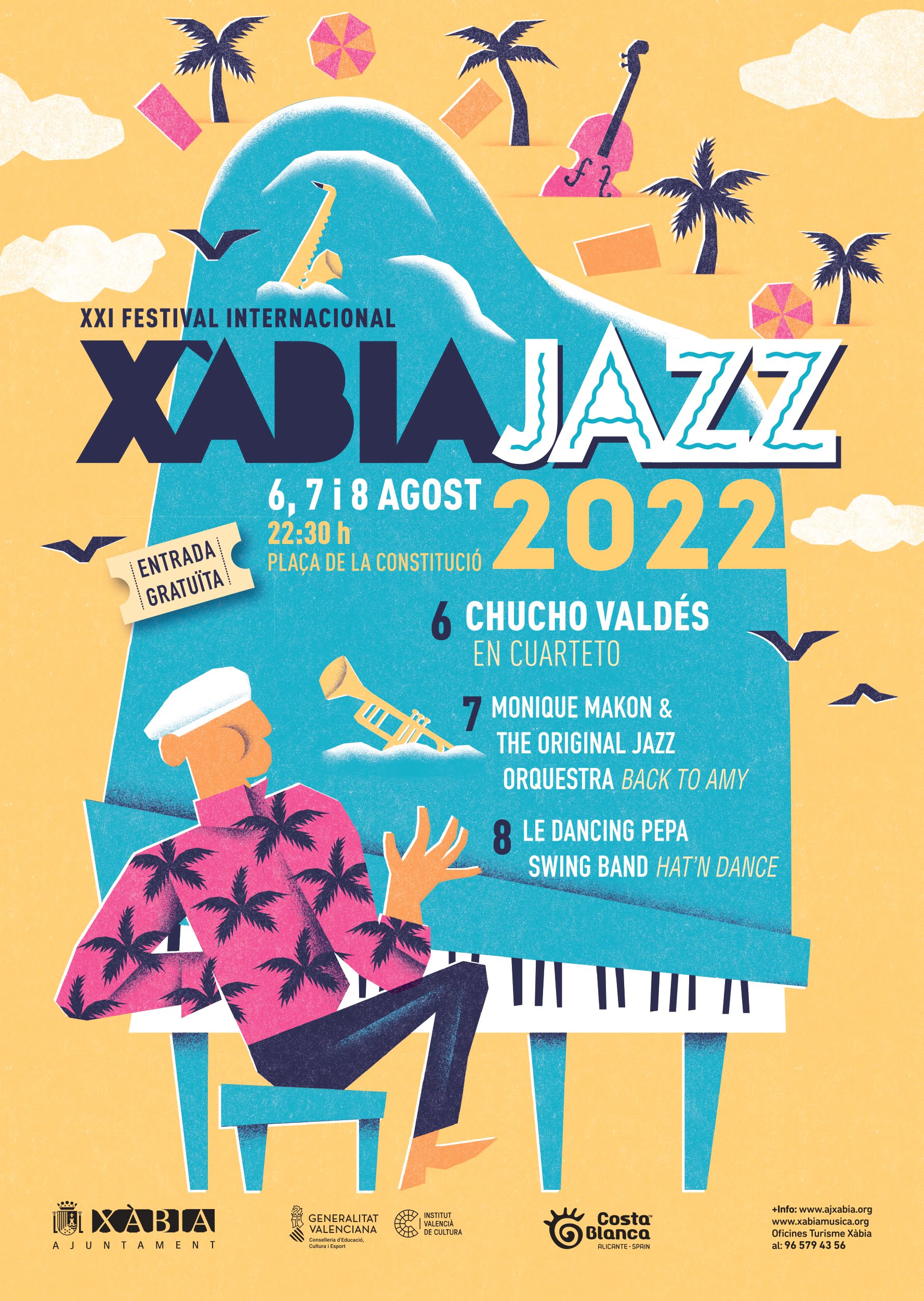 Cartel del Festival de Xàbia Jazz 2022