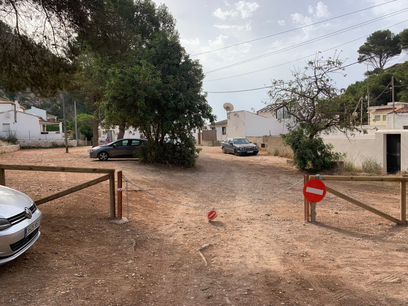 Zona de aparcamiento restringida a residentes