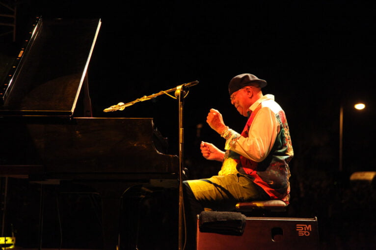 Chucho Valdés con el piano en el Xàbia Jazz 2022