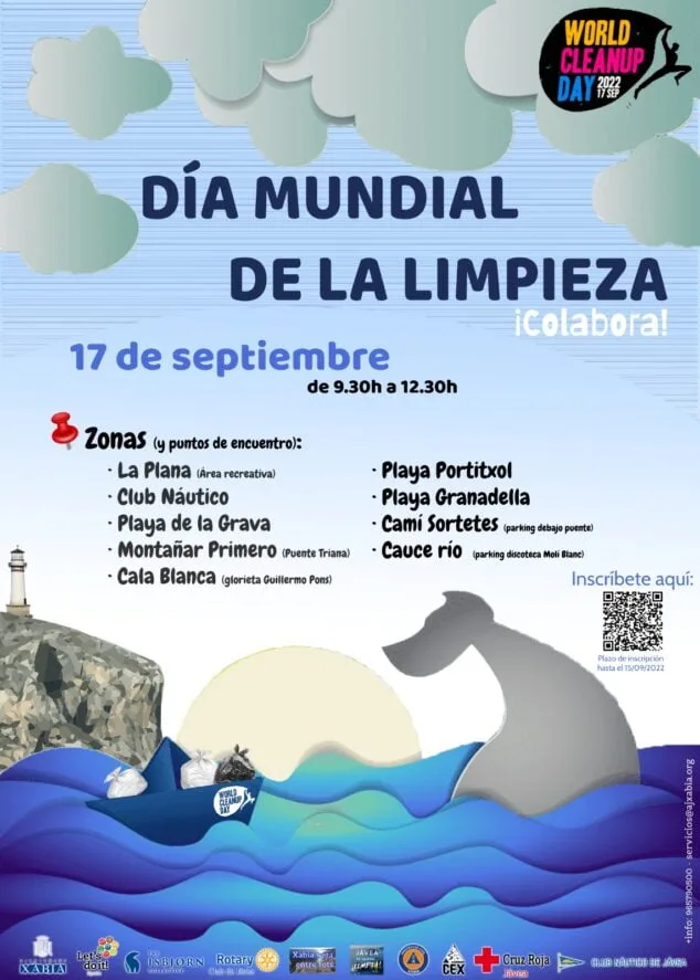 Imagen: Día Mundial de la limpieza Xàbia 2022