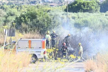 Incendio a las faldas del Montgó en Xàbia 07