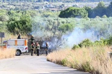 Incendio a las faldas del Montgó en Xàbia 08