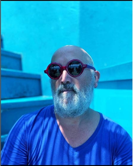 Imagen: Javier Cámara en Cala Bandida. Foto de su Instagram