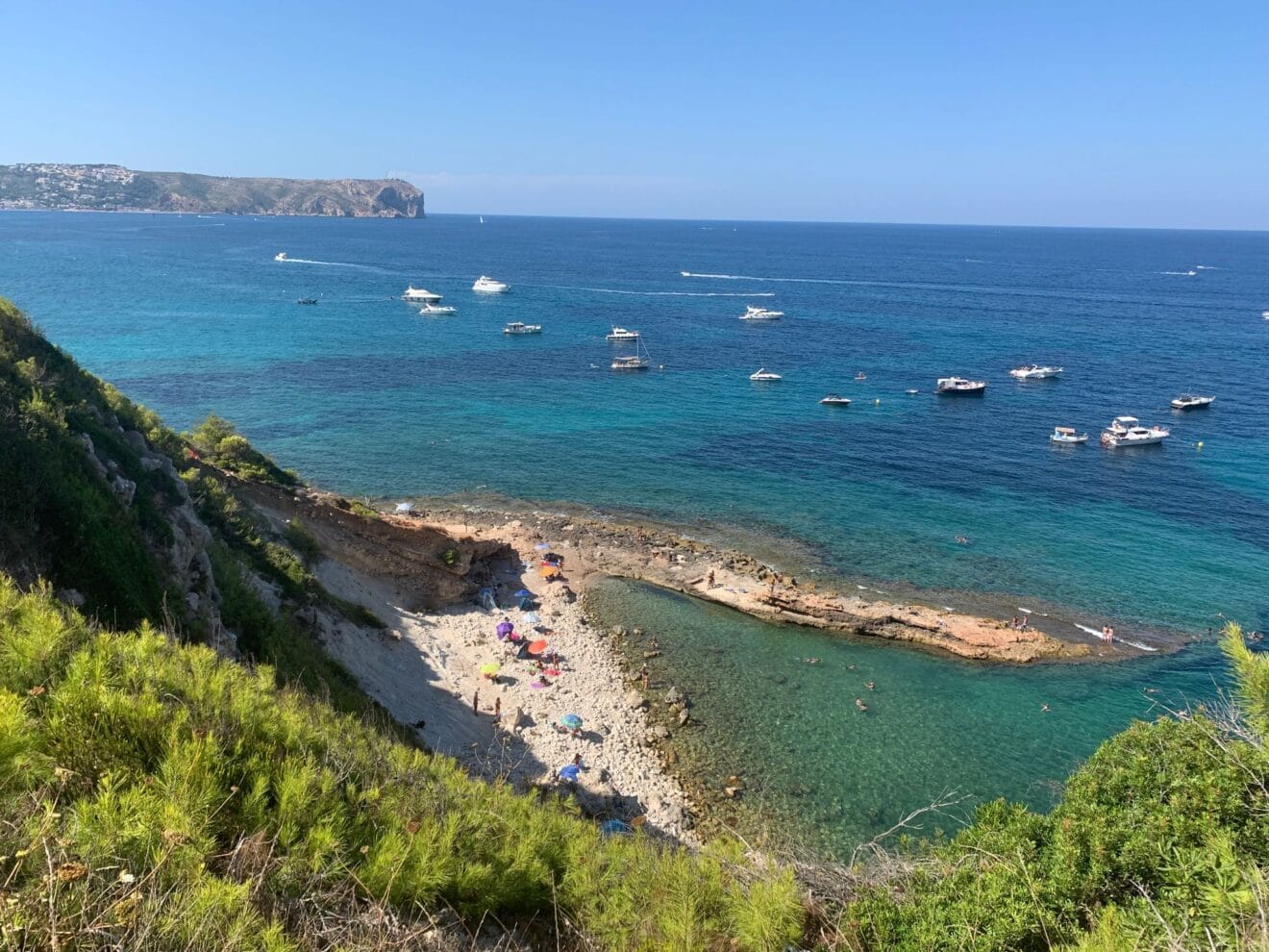 La Cala Blanca vista desde el Mirador