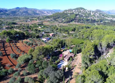La finca ubicada entre naturaleza