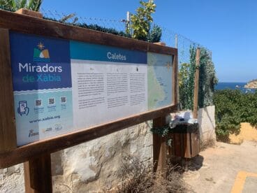 Mirador de Les Caletes en Xàbia