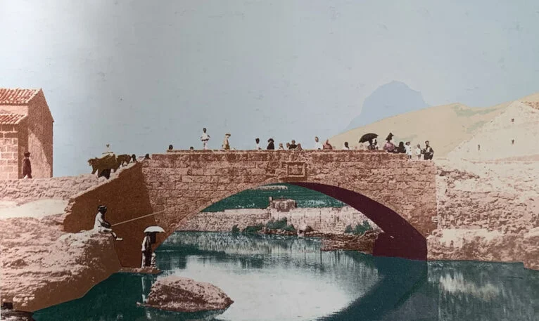 Recortable antiguo Puente de Triana