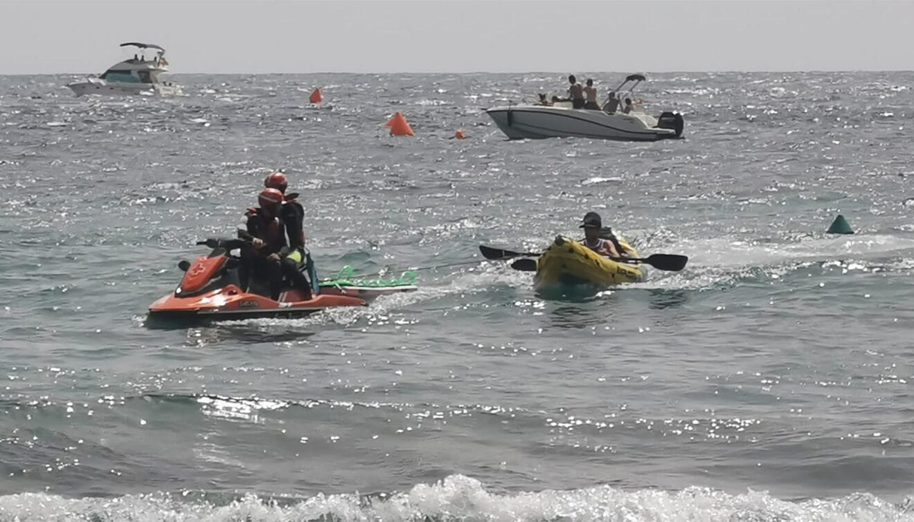 Rescate de Cruz Roja en Xàbia