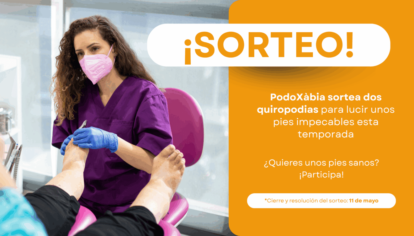Sorteo dos quiropodias en PodoXàbia - Mayo 2026