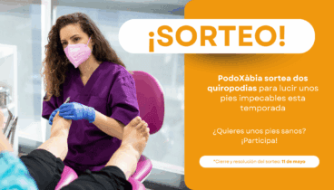 Sorteo dos quiropodias en PodoXàbia – Mayo 2026