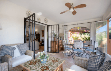 Terraza exterior cubierta