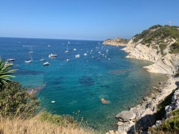 Vistas de la parte Sur del Mirador Les Caletes de Xàbia