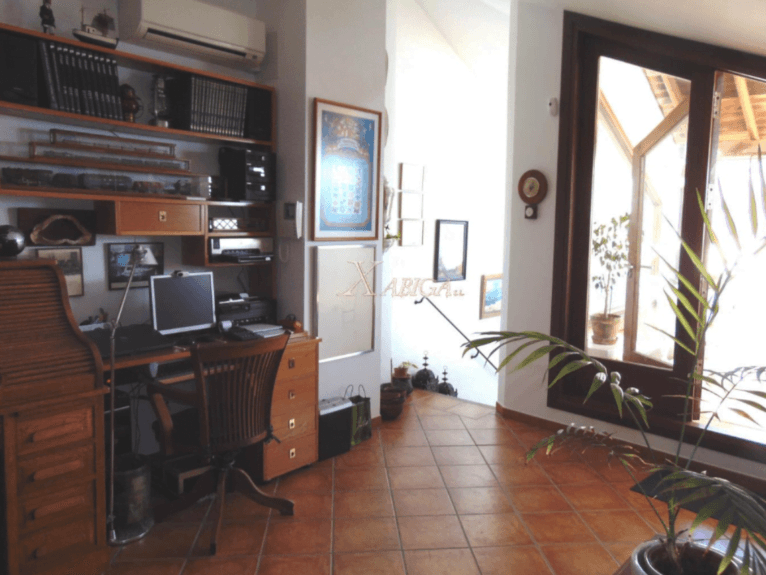 Zona de estudio en la parte superior de la vivienda