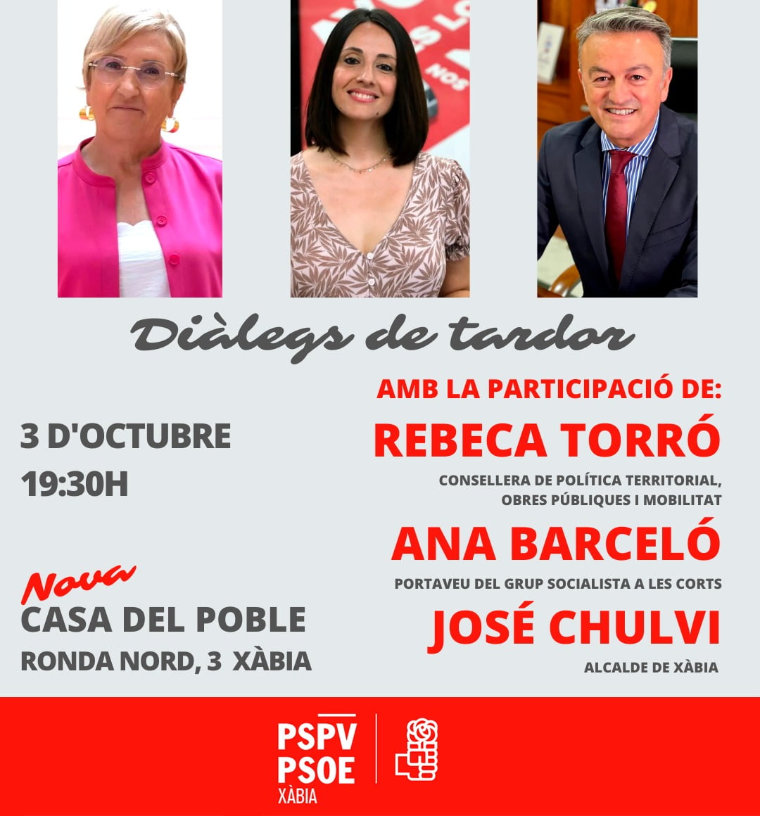 Encuentro participativo del PSOE Xàbia