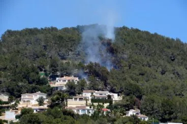 Incendio en la zona El Rafalet en 2015