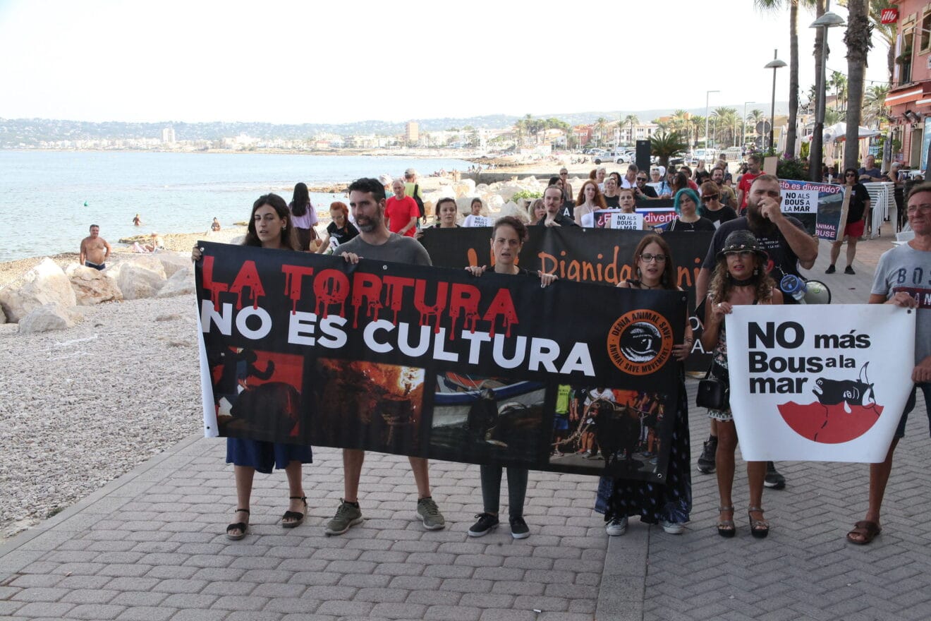 Manifestación antitaurina en Xàbia (10)