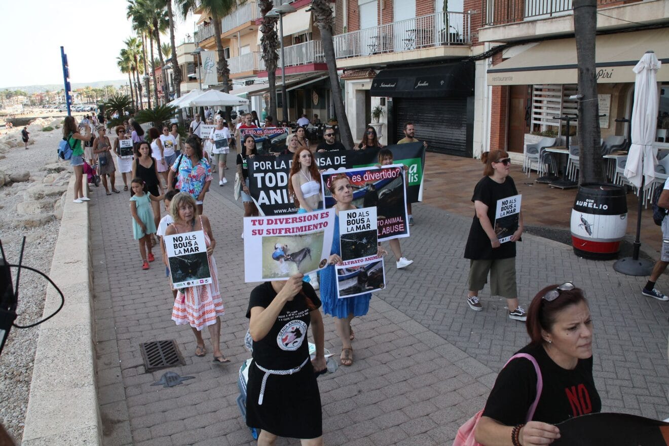 Manifestación antitaurina en Xàbia (14)