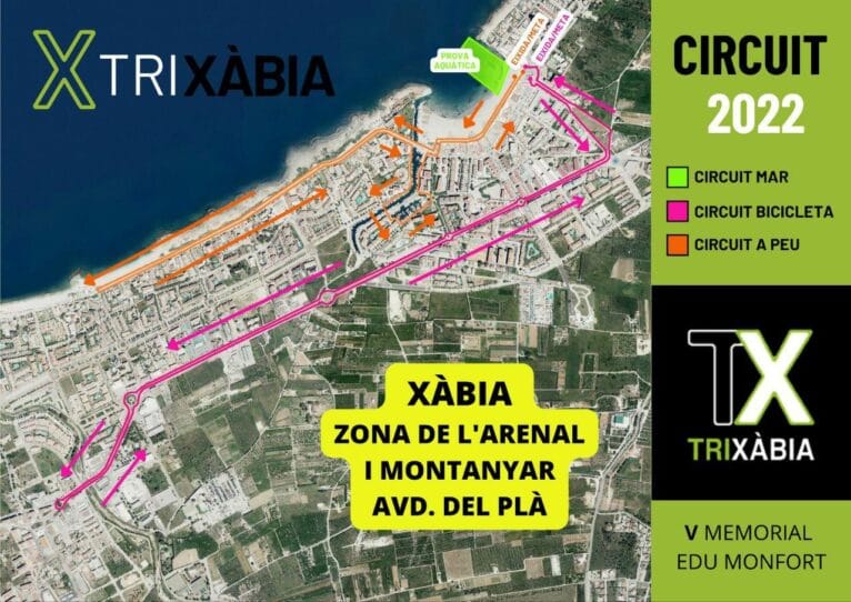 Recorrido TriXàbia 2022