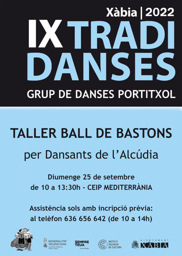 Imagen: Taller 'Ball de Bastons' del Tradidanses 2022