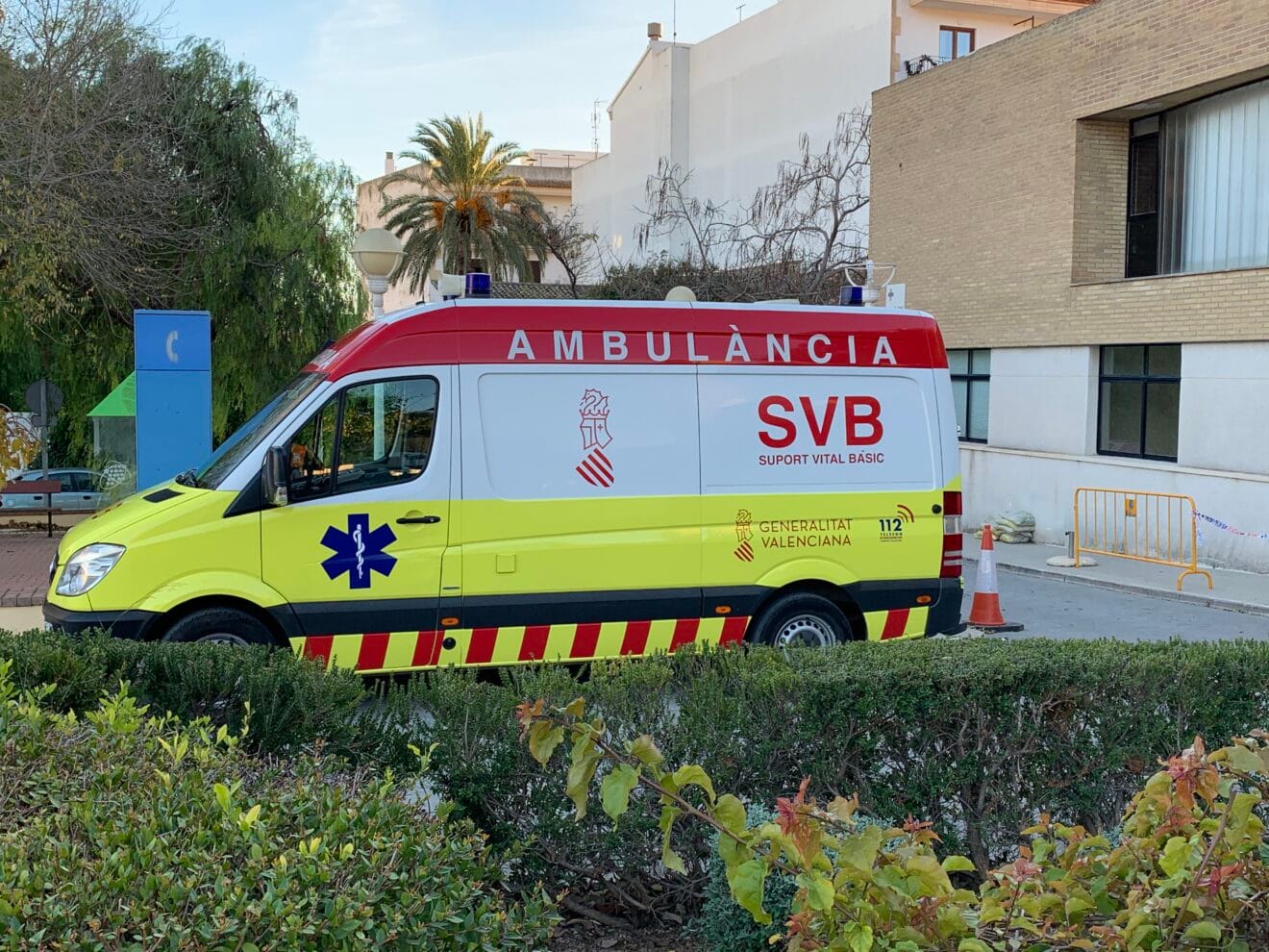Ambulancia de Soporte Vital Básico (archivo)