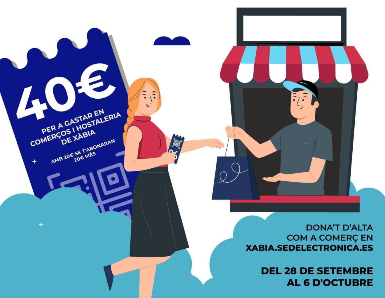 Cartel Bonos de Consumo Xàbia