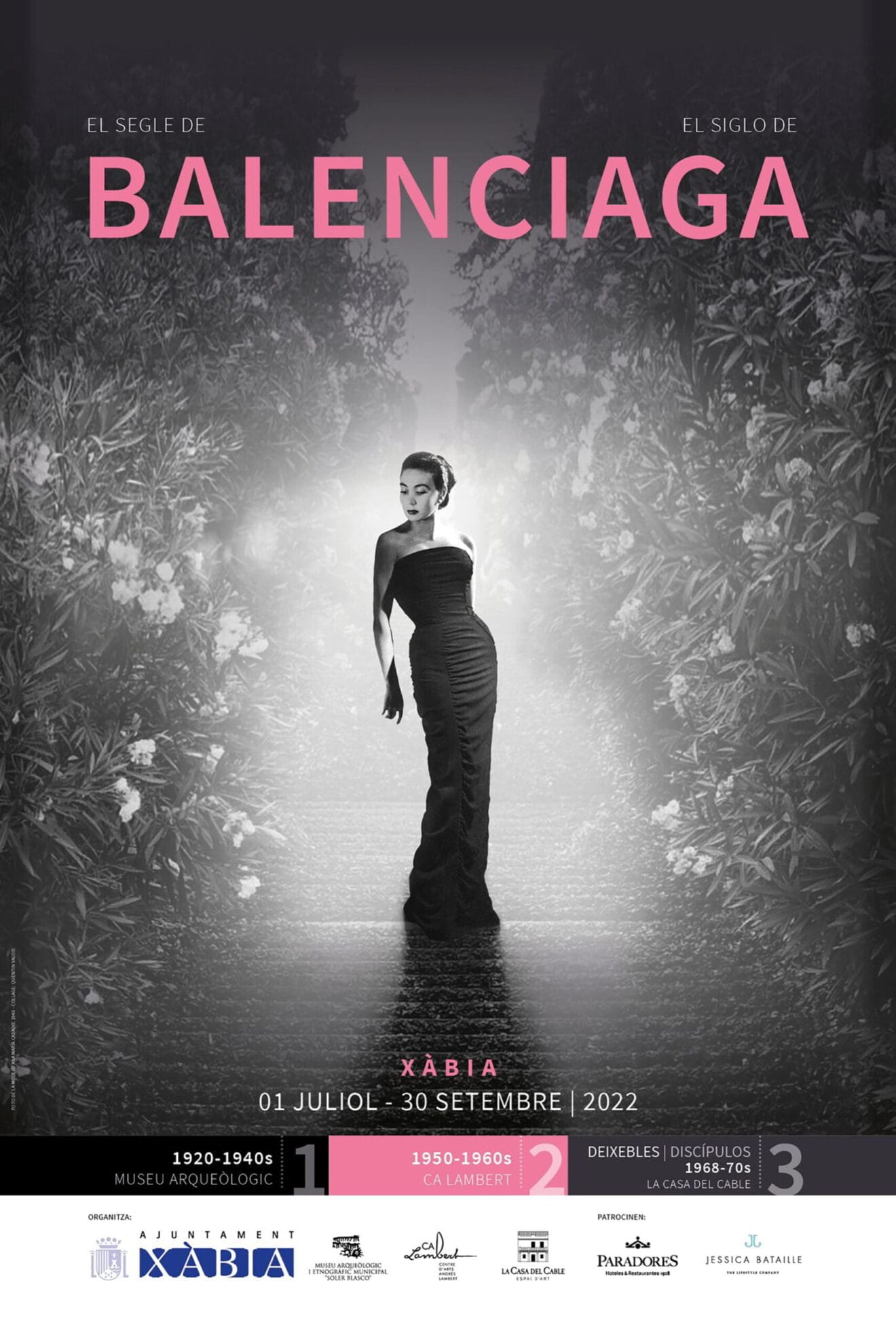 Cartel de la exposición de Balenciaga
