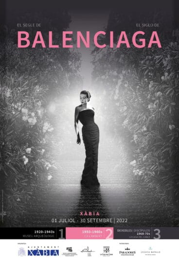 Cartel de la exposición de Balenciaga
