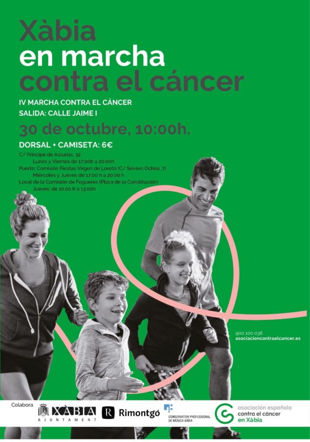 Imagen: Cartel Marcha contra el cáncer