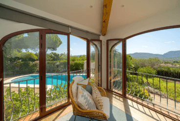 Espectaculares vistas a la montaña desde esta vivienda